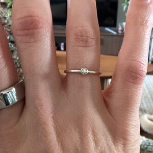 Mejuri Solo Diamond Ring